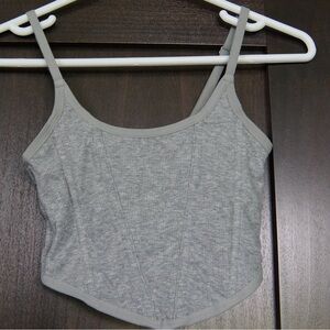Target Gray Crop Top